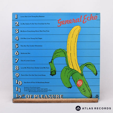 General Echo - 12" Of Pleasure - Blue LP Vinyl Record - VG+/EX