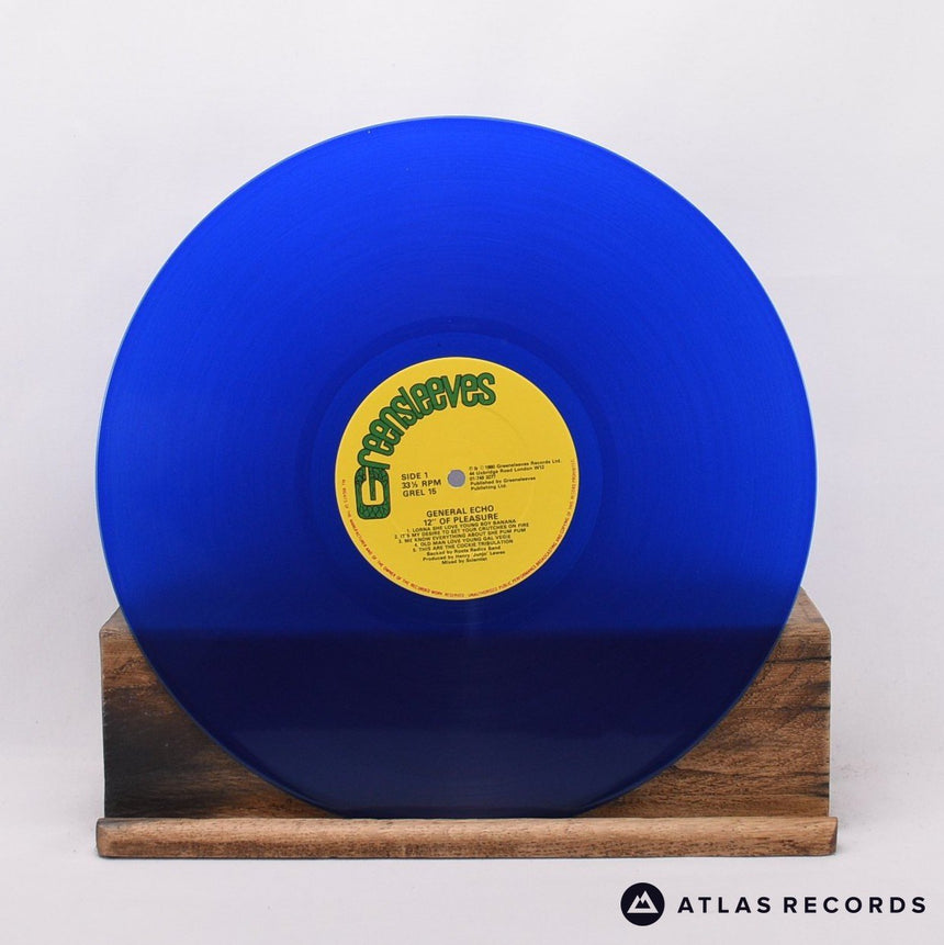 General Echo - 12" Of Pleasure - Blue LP Vinyl Record - VG+/EX