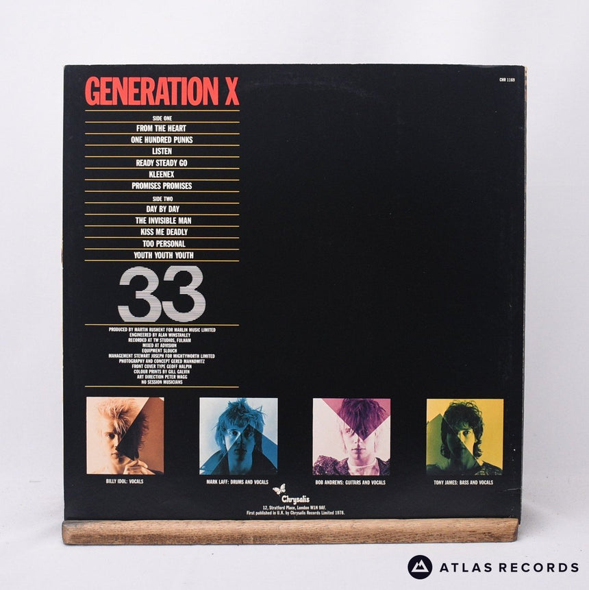 Generation X - Generation X - Porky LP Vinyl Record - VG+/EX
