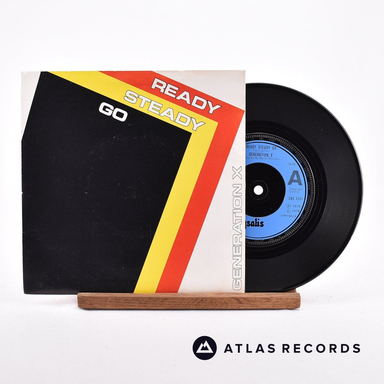 Generation X Ready Steady Go 7" Vinyl Record - Front Cover & Record