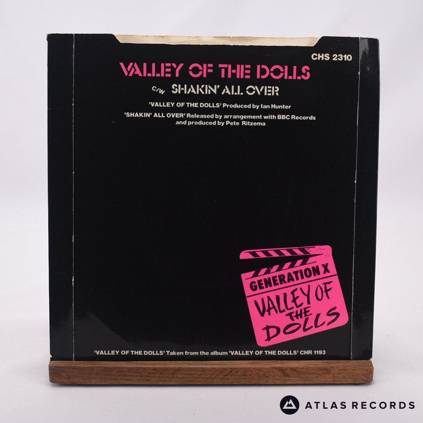 Generation X - Valley Of The Dolls - Brown Marbled 7" Vinyl Record - VG+/EX