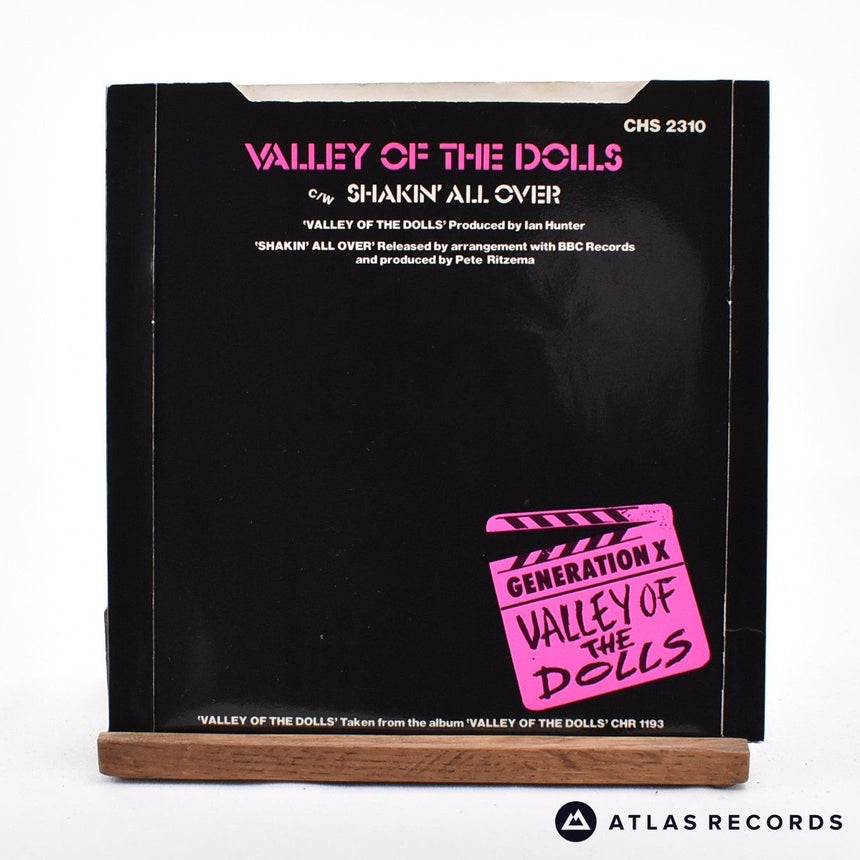 Generation X - Valley Of The Dolls - Brown Marbled 7" Vinyl Record - EX/EX