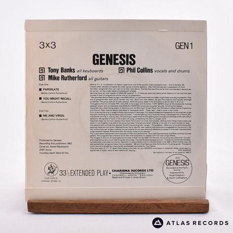 Genesis - 3 X 3 - 7" EP Vinyl Record - EX/EX