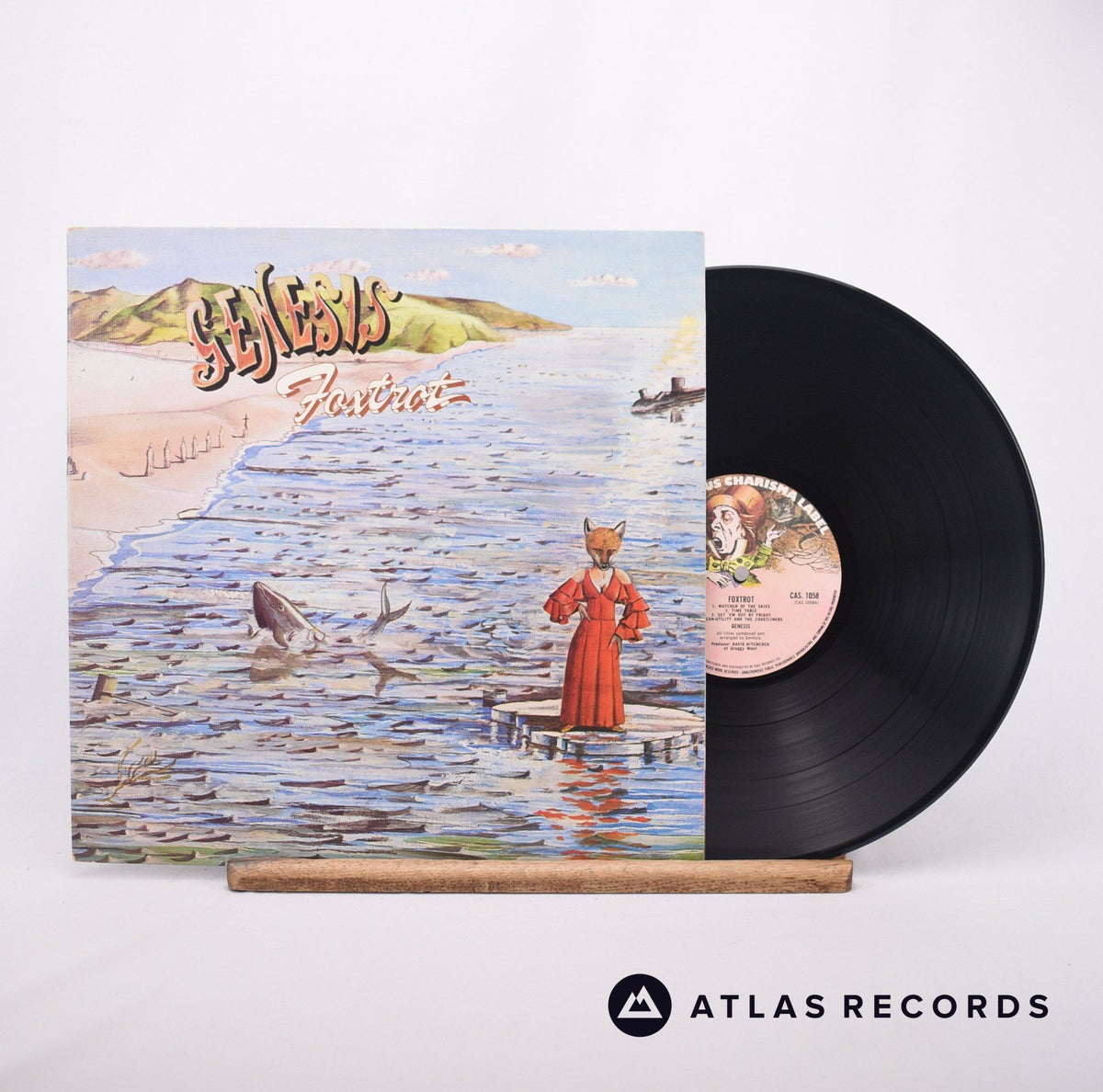 Genesis Foxtrot LP Vinyl Record - Front Cover & Record