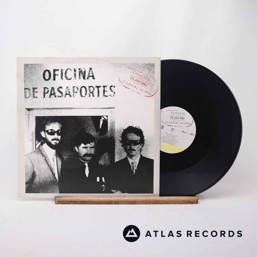 Genesis Illegal Alien 12" Vinyl Record - Front Cover & Record