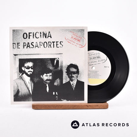 Genesis Illegal Alien 7" Vinyl Record - Front Cover & Record