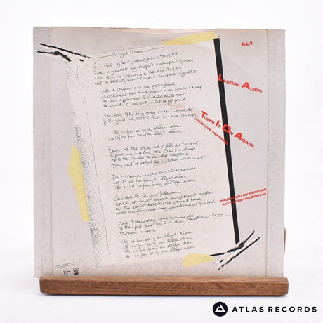 Genesis - Illegal Alien - 7" Vinyl Record - VG+/VG+