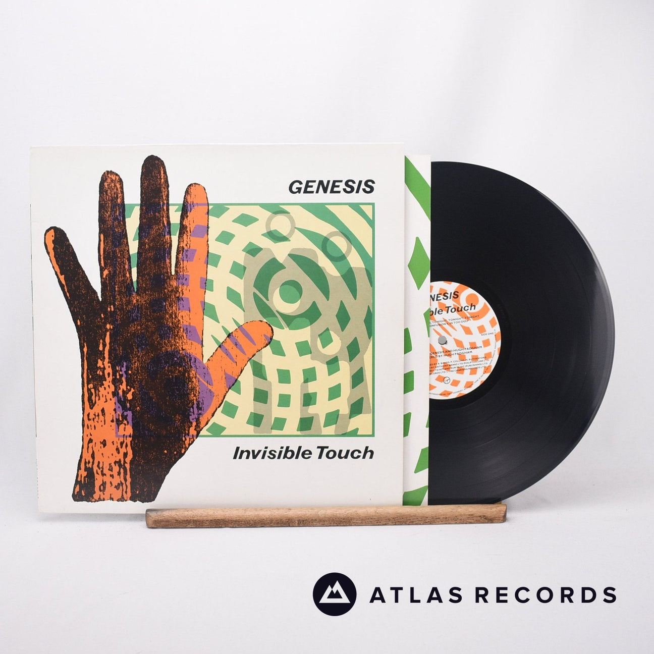 Genesis Invisible Touch LP Vinyl Record - Front Cover & Record