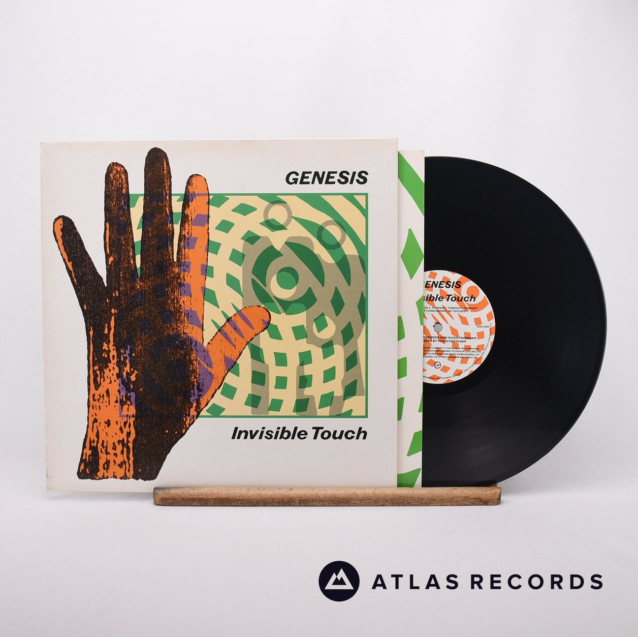 Genesis Invisible Touch LP Vinyl Record - Front Cover & Record