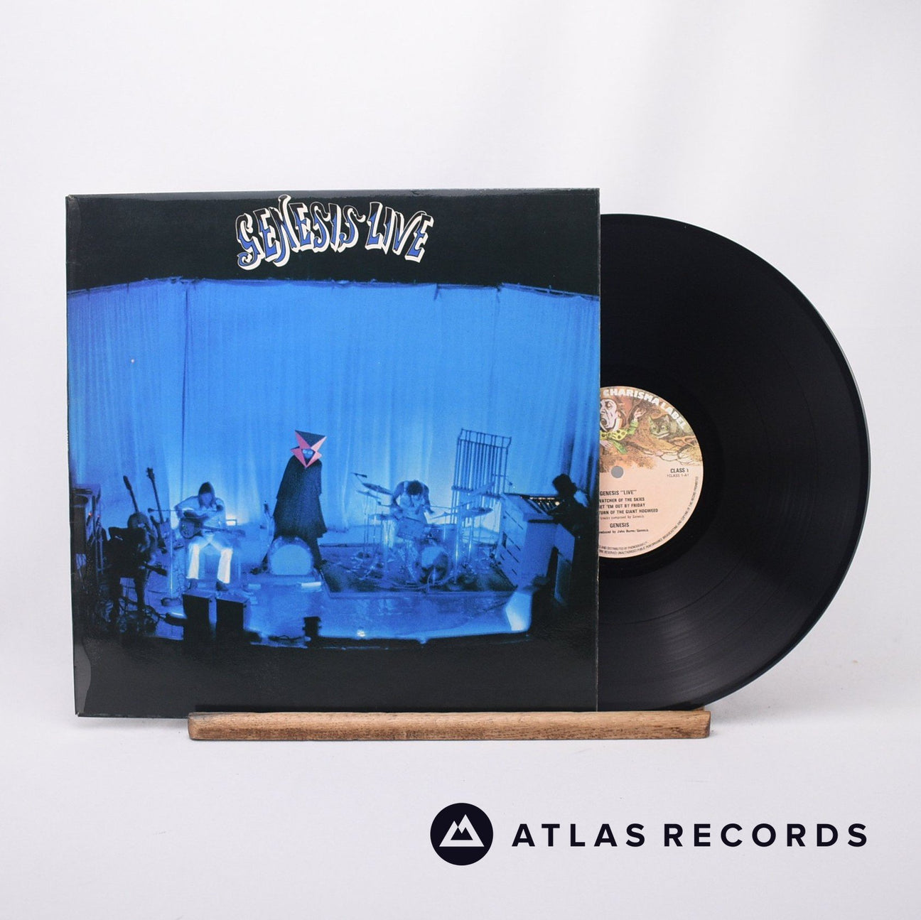 Genesis Live LP Vinyl Record - Front Cover & Record