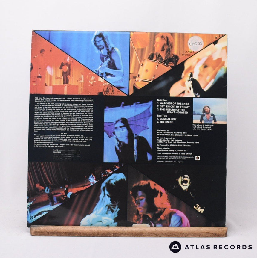 Genesis - Live - Reissue LP Vinyl Record - VG+/VG+