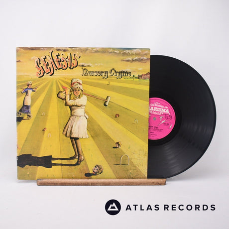 Genesis Nursery Cryme LP Vinyl Record - Front Cover & Record