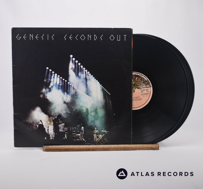 Genesis Seconds Out Double LP Vinyl Record - Front Cover & Record