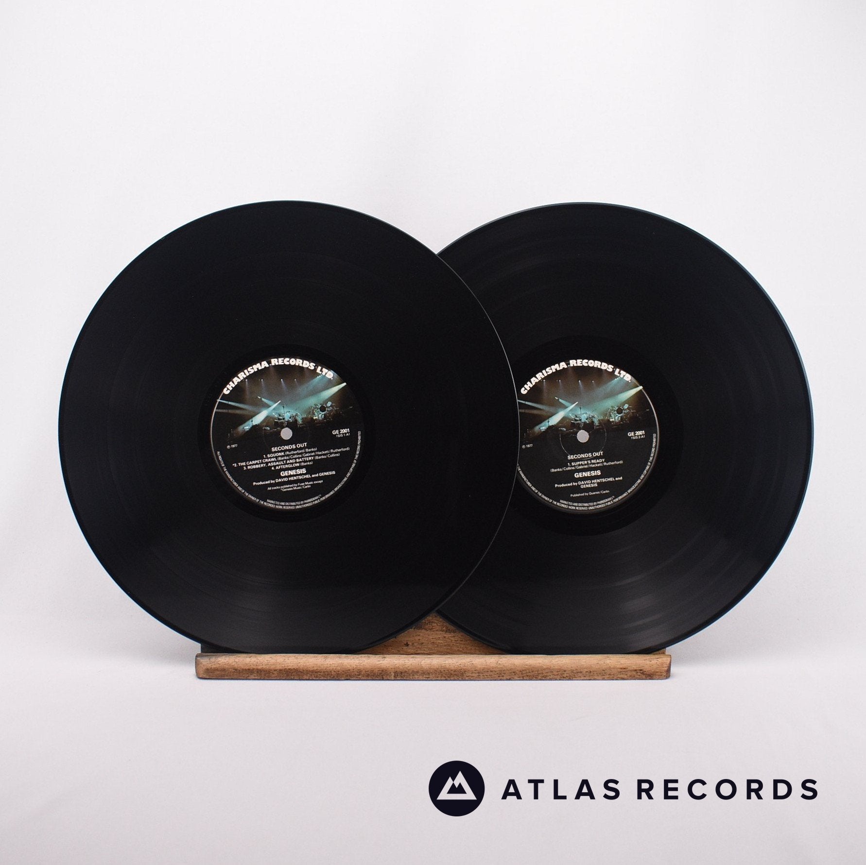 Genesis Seconds Out 2 x LP Vinyl Record EX/EX – Atlas Records