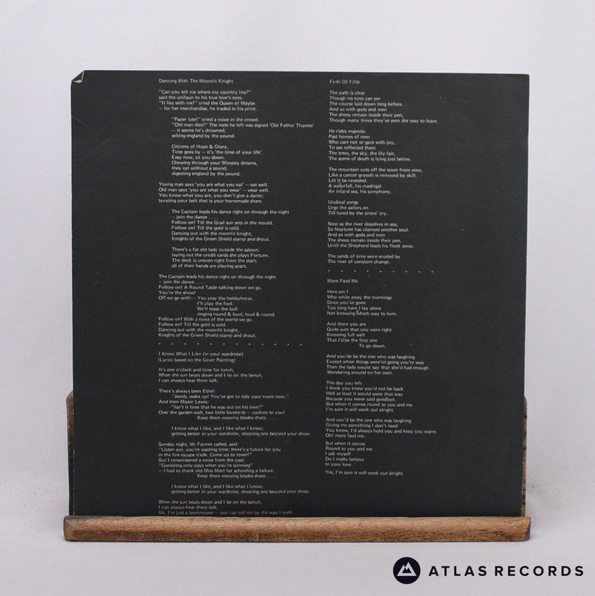 Genesis - Selling England By The Pound - Lyric Sheet LP Vinyl Record - VG+/VG+