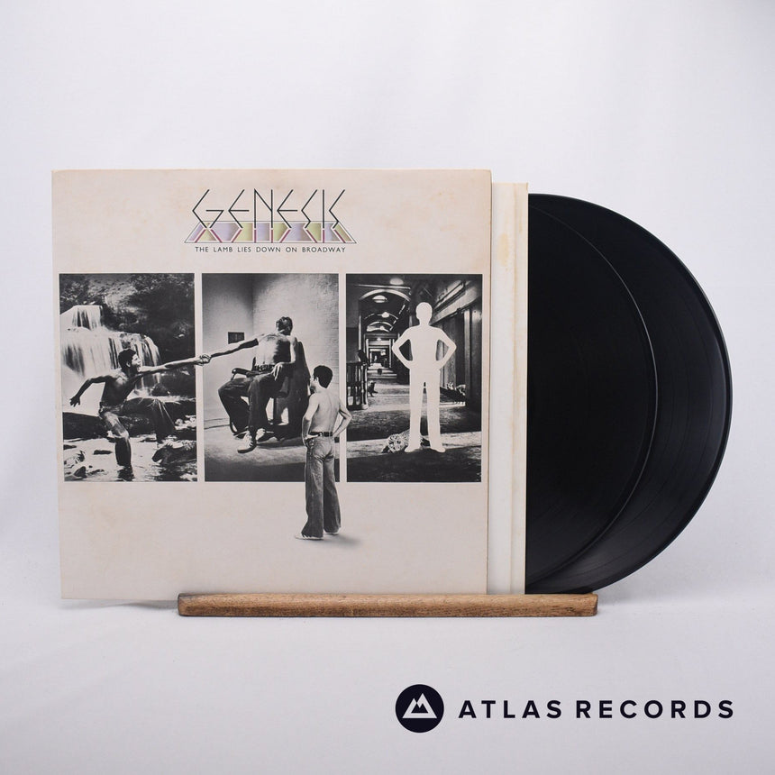 Genesis The Lamb Lies Down On Broadway 2 x LP Vinyl Record - Front Cover & Record
