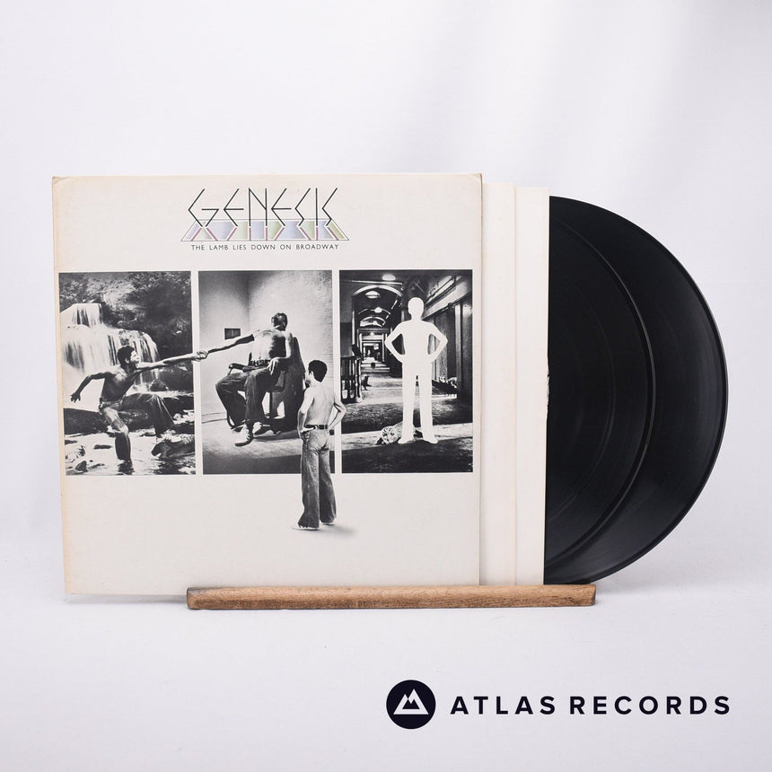 Genesis The Lamb Lies Down On Broadway 2 x LP Vinyl Record - Front Cover & Record