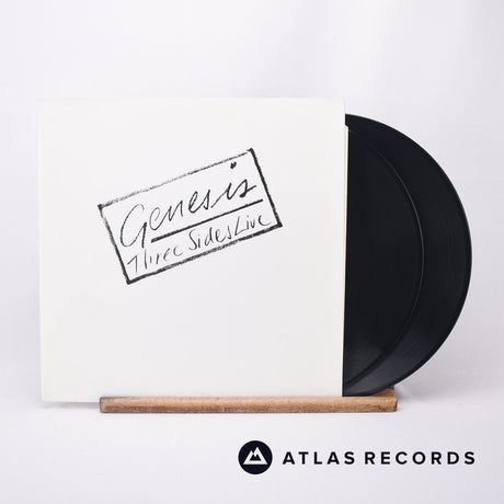 Genesis Three Sides Live 2 x LP Vinyl Record - Front Cover & Record