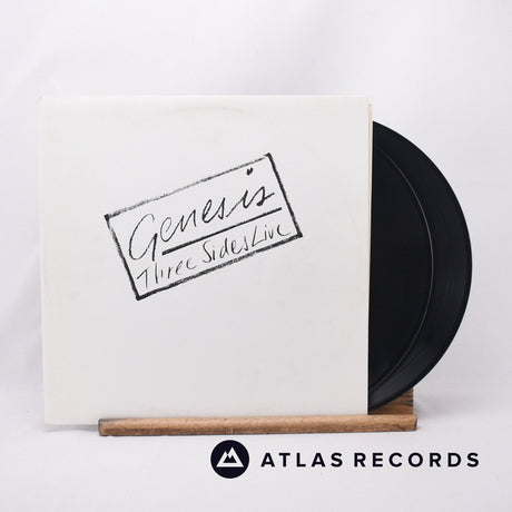 Genesis Three Sides Live 2 x LP Vinyl Record - Front Cover & Record