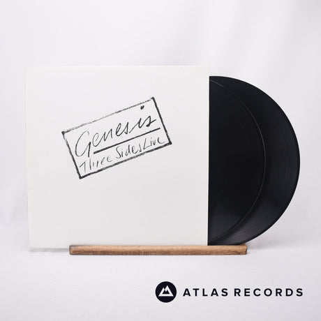 Genesis Three Sides Live 2 x LP Vinyl Record - Front Cover & Record