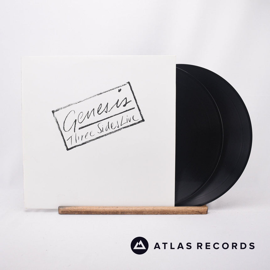 Genesis Three Sides Live 2 x LP Vinyl Record - Front Cover & Record