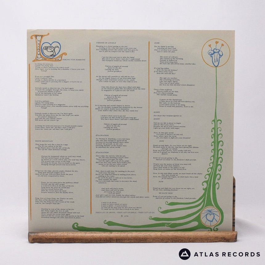 Genesis - Trespass - Lyric Sheet Repress A-2U B-3U LP Vinyl Record - EX/VG+