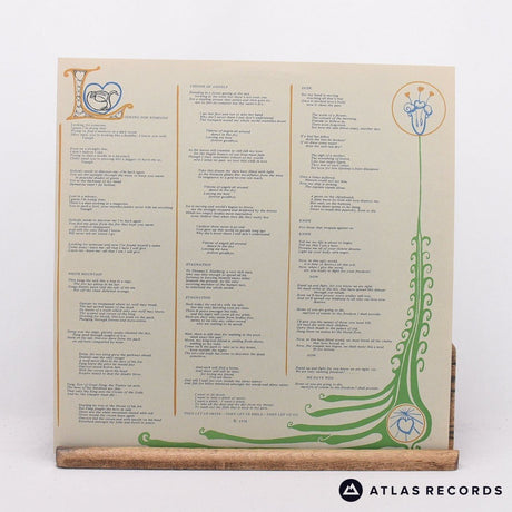 Genesis - Trespass - Lyric Sheet A-2U B-3U LP Vinyl Record - EX/EX
