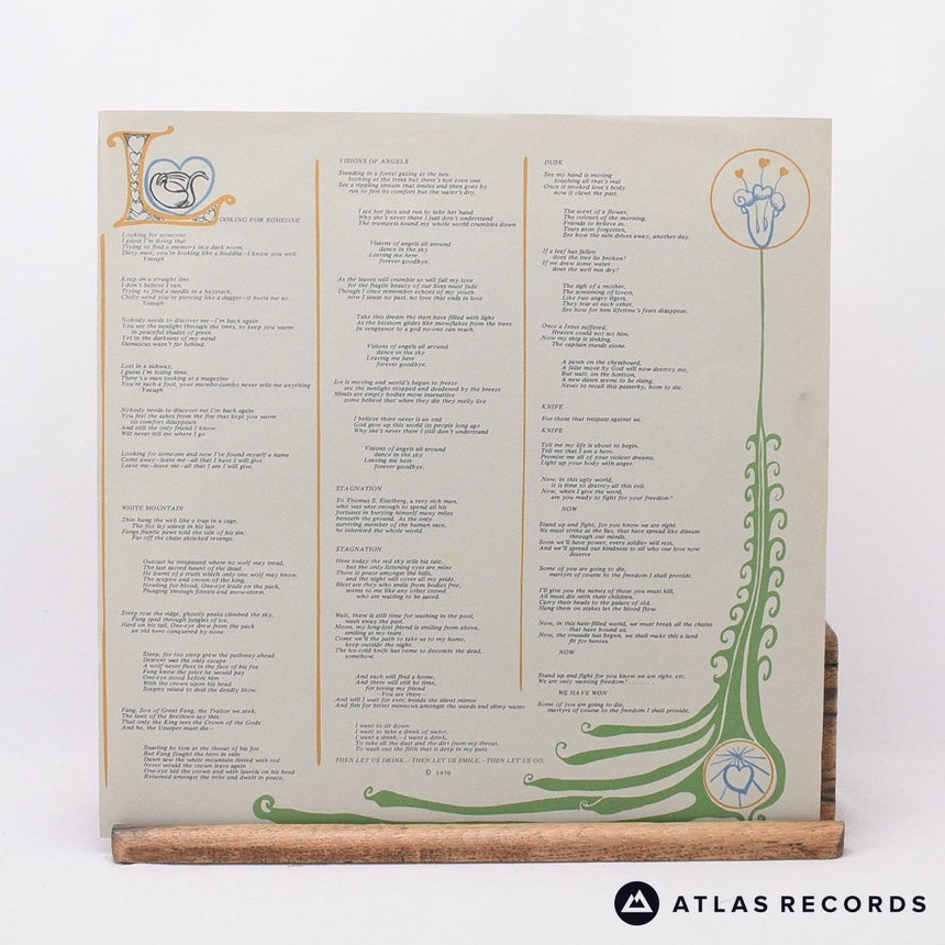 Genesis - Trespass - First Uk Press Lyric Sheet LP Vinyl Record - NM/EX