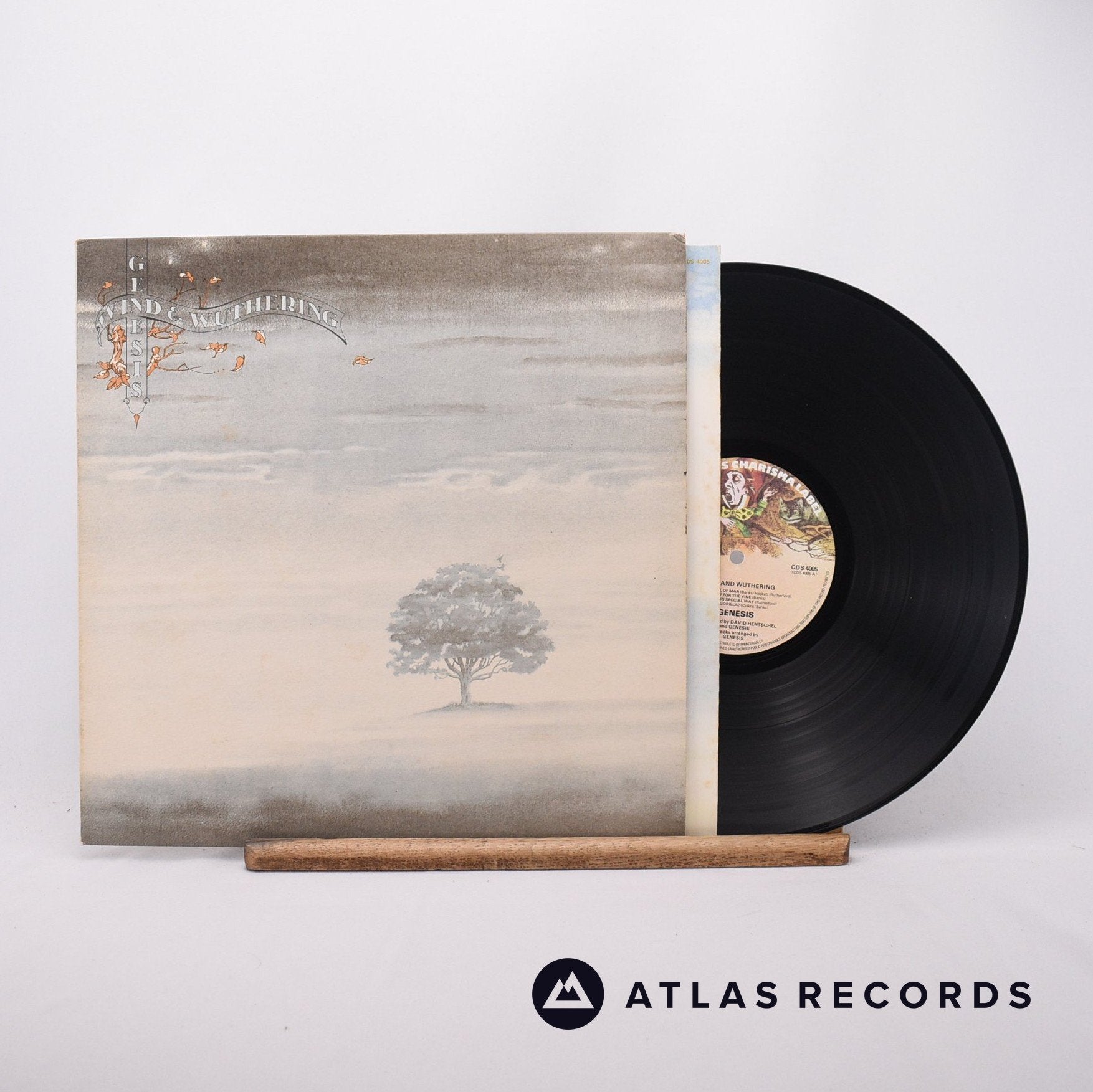 Genesis Wind & Wuthering LP Vinyl Record EX/EX – Atlas Records