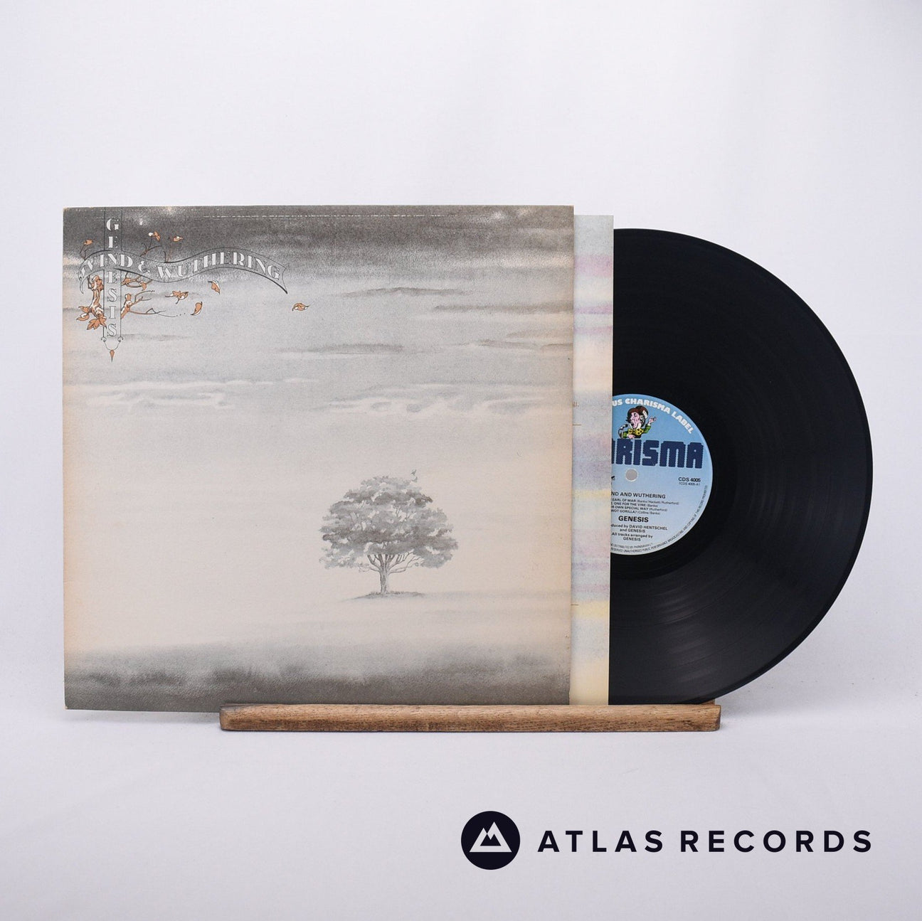 Genesis Wind & Wuthering LP Vinyl Record - Front Cover & Record