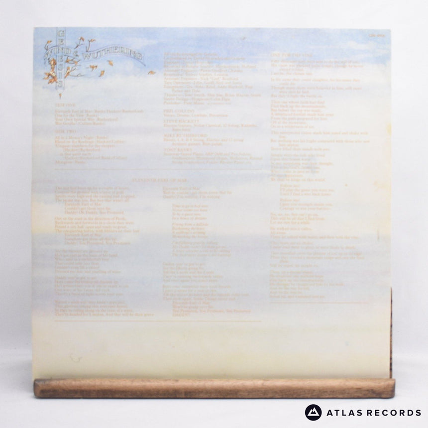 Genesis - Wind & Wuthering - Textured Sleeve A//2 B//2 LP Vinyl Record - VG+/VG+