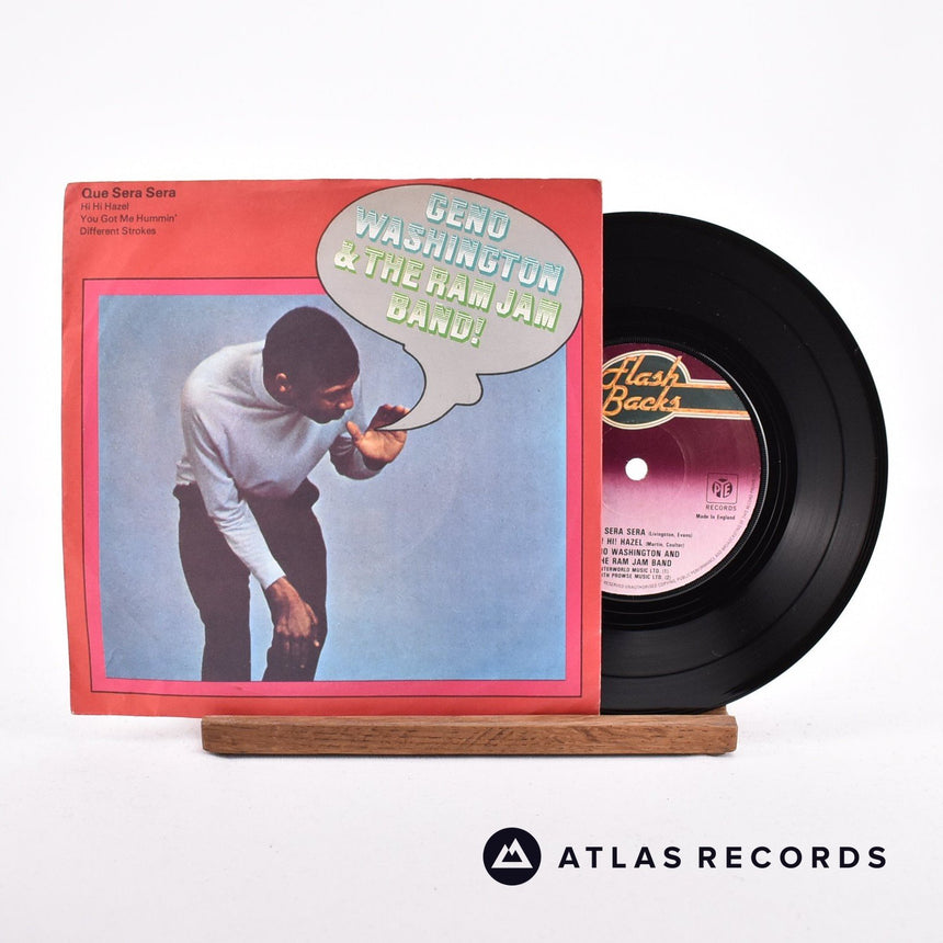 Geno Washington & The Ram Jam Band Que Sera Sera 7" Vinyl Record - Front Cover & Record