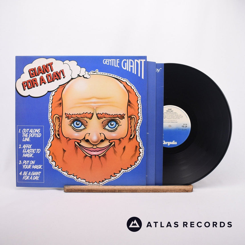 Gentle Giant Giant For A Day LP Vinyl Record - Front Cover & Record