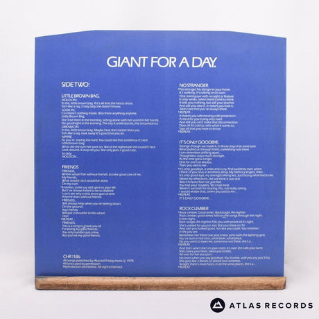 Gentle Giant - Giant For A Day - Insert LP Vinyl Record - EX/NM