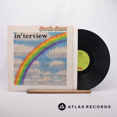 Gentle Giant Interview LP Vinyl Record - Front Cover & Record