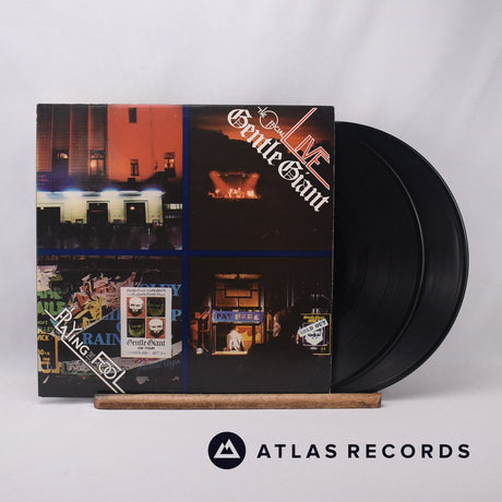 Gentle Giant Playing The Fool Double LP Vinyl Record - Front Cover & Record