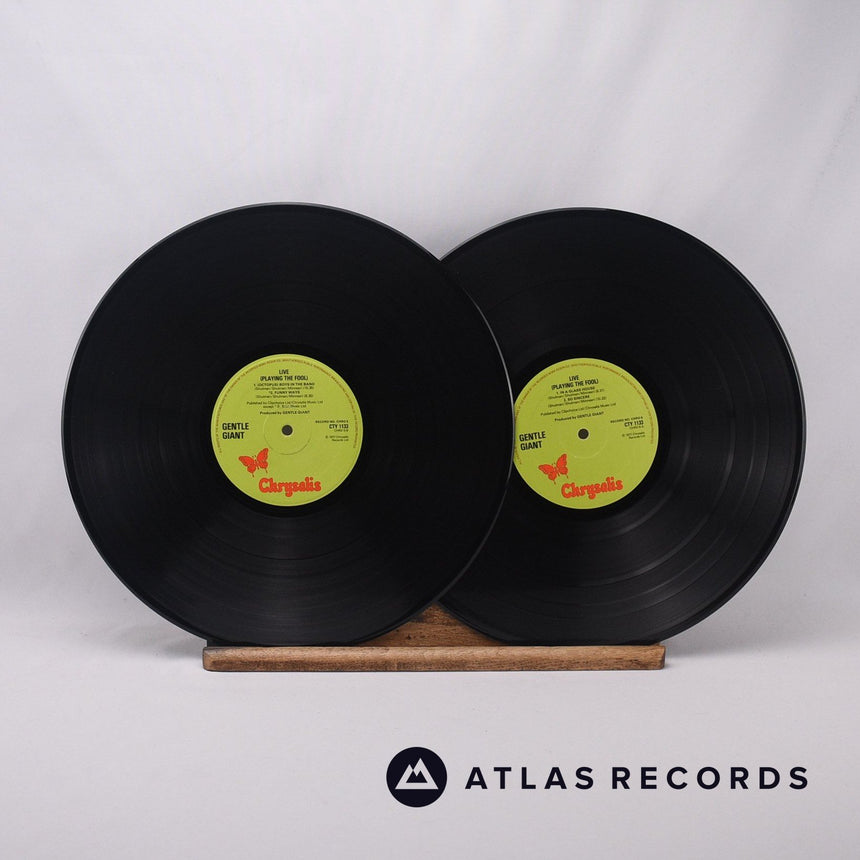 Gentle Giant - Playing The Fool - A B C D Double LP Vinyl Record - VG+/EX