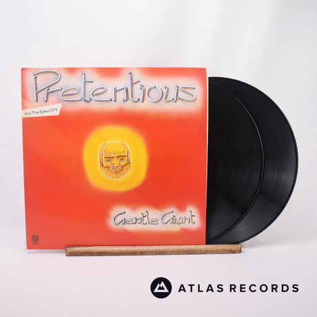 Gentle Giant Pretentious 2 x LP Vinyl Record - Front Cover & Record