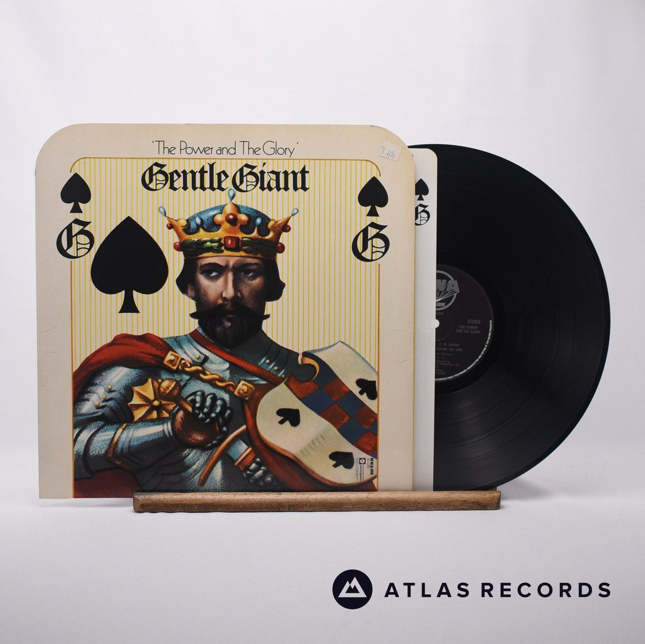 Gentle Giant The Power And The Glory LP Vinyl Record - Front Cover & Record