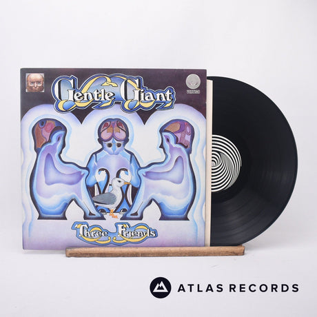 Gentle Giant Three Friends LP Vinyl Record - Front Cover & Record