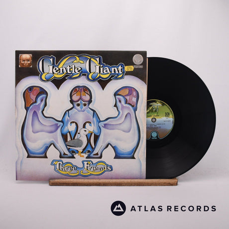 Gentle Giant Three Friends LP Vinyl Record - Front Cover & Record