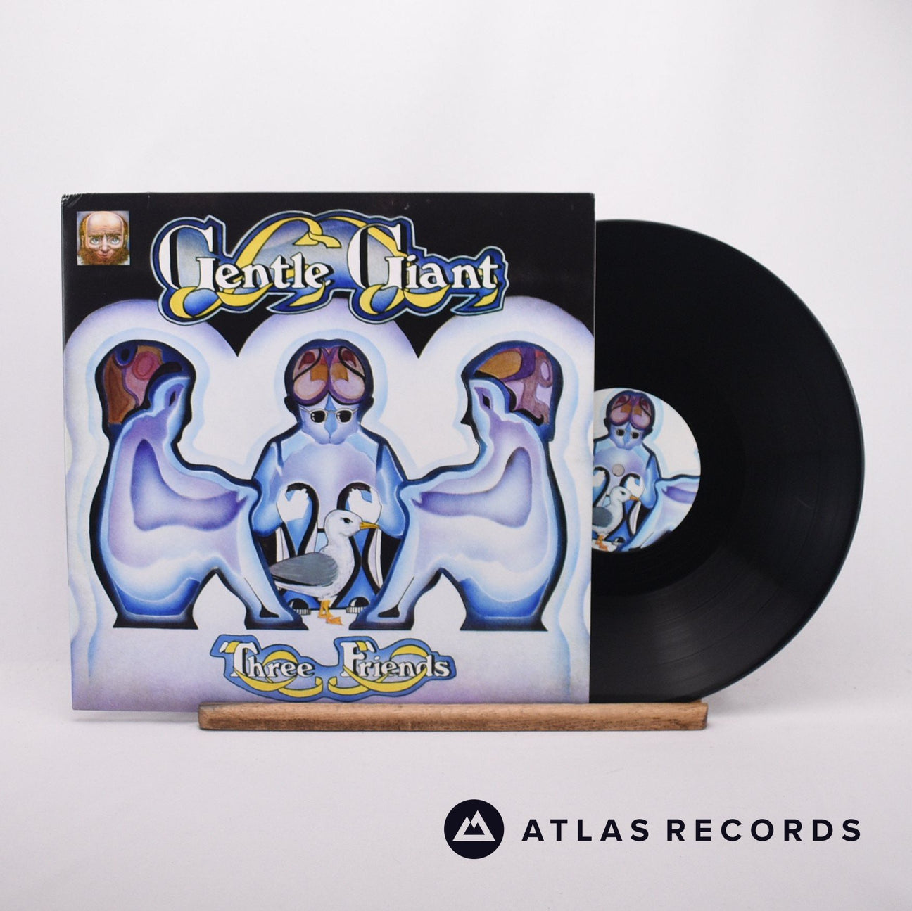 Gentle Giant Three Friends LP Vinyl Record - Front Cover & Record