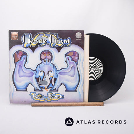 Gentle Giant Three Friends LP Vinyl Record - Front Cover & Record