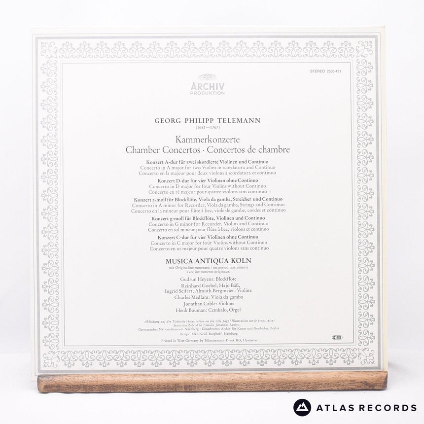 Georg Philipp Telemann - Kammerkonzerte = Chamber Concertos = Concert - LP Vinyl