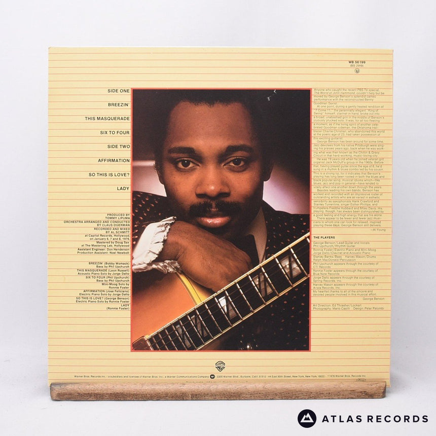 George Benson - Breezin' - Reissue LP Vinyl Record - EX/EX