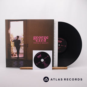 George Ezra Staying At Tamara's LP + CD Vinyl Record - Front Cover & Record