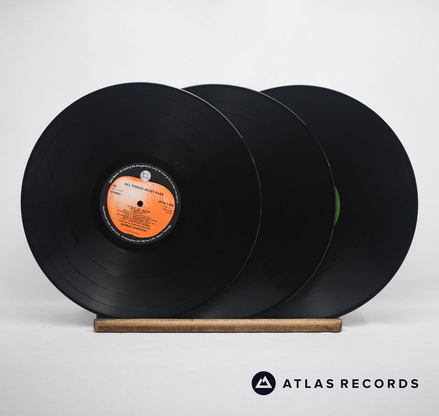 George Harrison - All Things Must Pass - Box Set 3 x LP Vinyl Record - EX/VG+