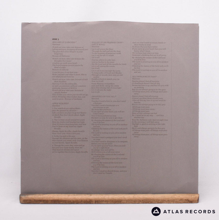 George Harrison - All Things Must Pass - -1 -1 3 x LP Vinyl Record - EX/EX