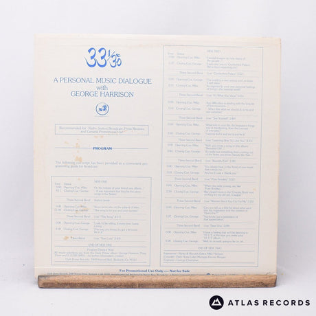George Harrison - Dark Horse Records Presents A Personal Music Dialog - LP Vinyl