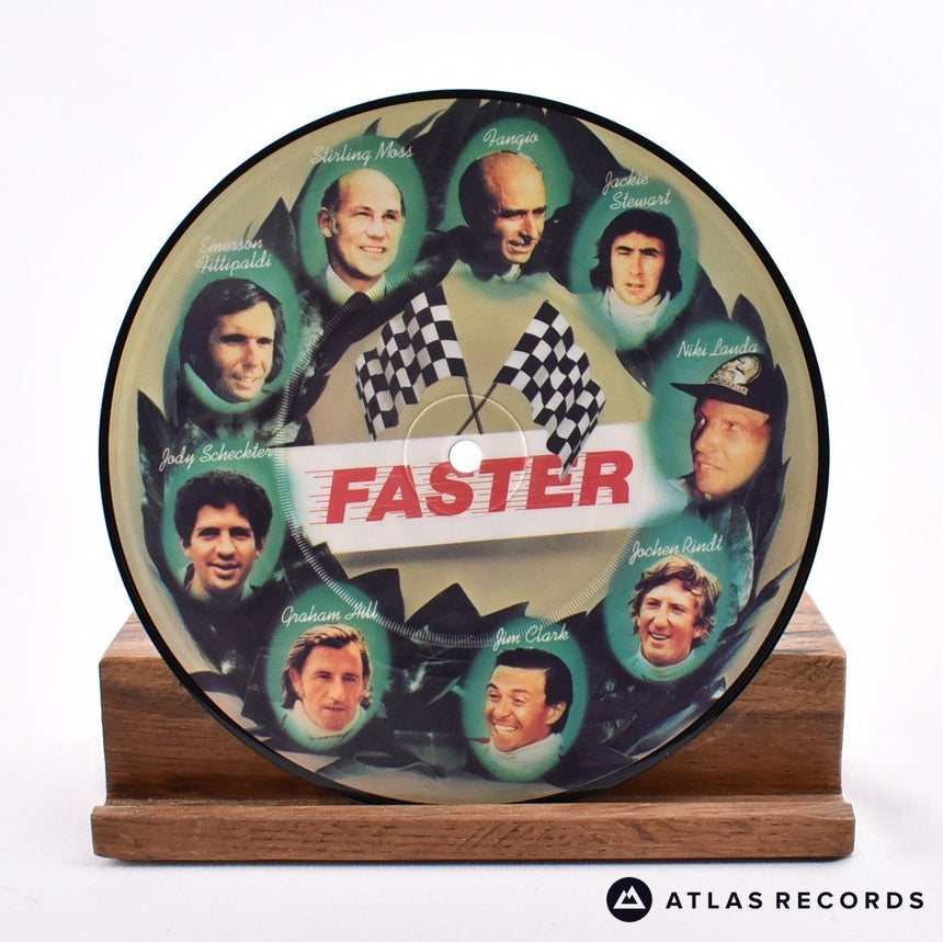 George Harrison - Faster - Picture Disc Strawberry 7" Vinyl Record - EX